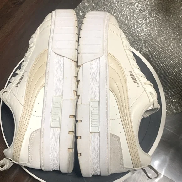 PUMA Mayze Leather Platform sneakers/shoes - Picture 6 of 12
